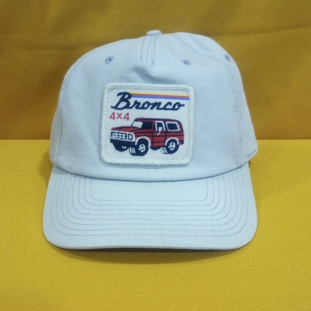 American Needle Ford Bronco 4x4 Cap Beige and Red
